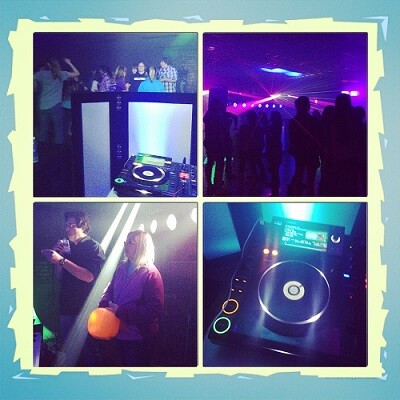 sidney nebraska dj party event rocktoberfest pioneerdj cdj2000 lights